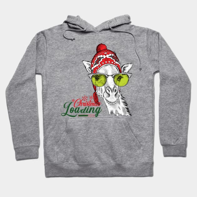 Christmas loading Hoodie by Transcendexpectation